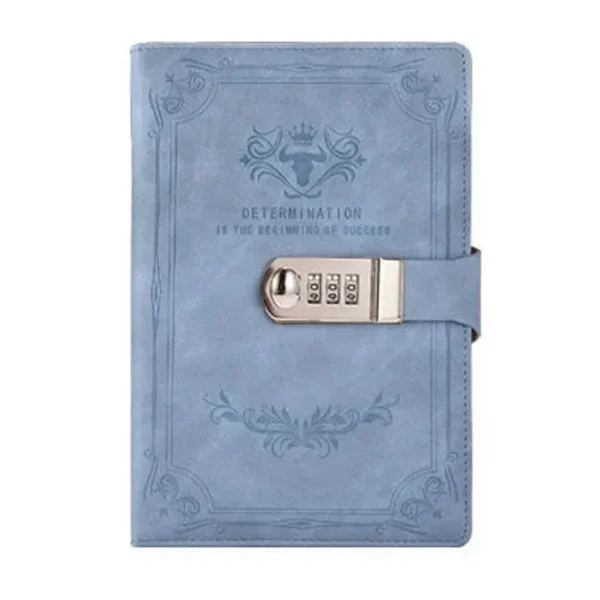 Caderno Diário A5 200 páginas Retro de Senha Com Cadeado Tipo 4 - Image 7