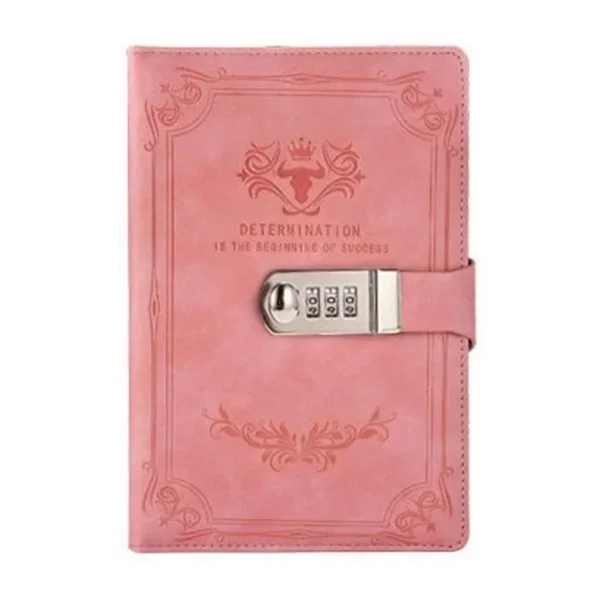 Caderno Diário A5 200 páginas Retro de Senha Com Cadeado Tipo 4 - Image 12