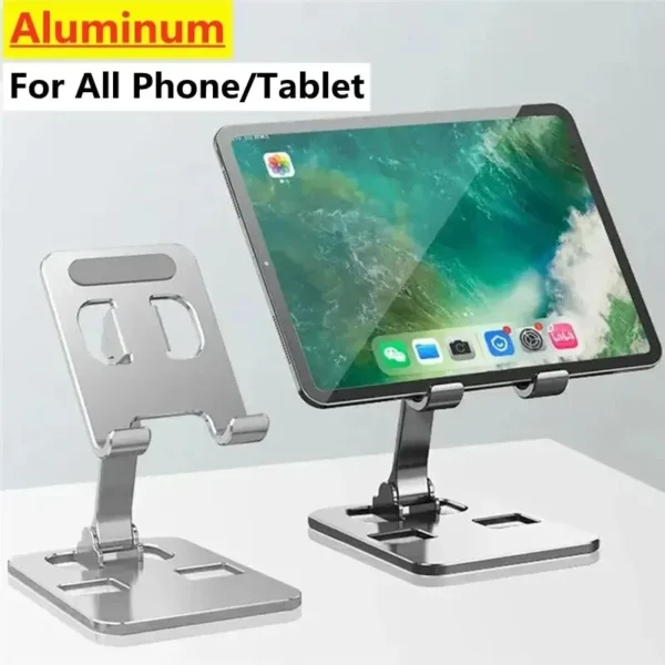 Suporte Universal de Alumínio para Celular e Tablet